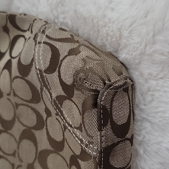 Coach Monogram Canvas Crossbody Bag Purse - Picture 10 of 16